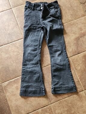 Kids Black Flare Jeans
